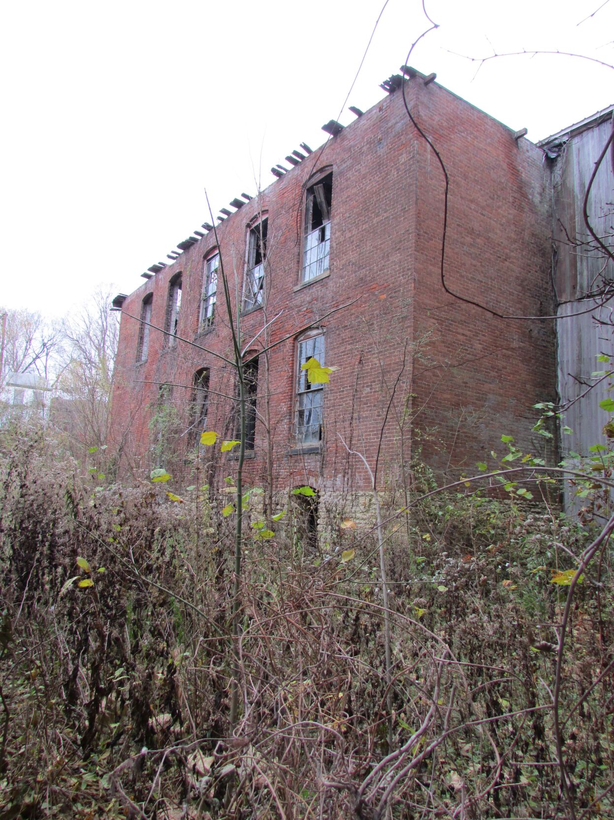 The historic Eagle Cotton Mill in Madison, Indiana